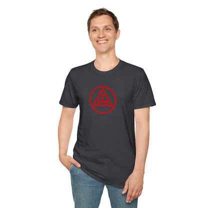Royal Arch - Red Triple Tau in Circle Short Sleeve T-shirt