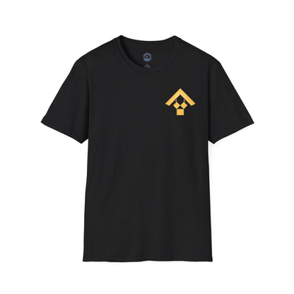 Past Master Jewel Softstyle T-Shirt - Gold (Channel Islands Lodge)