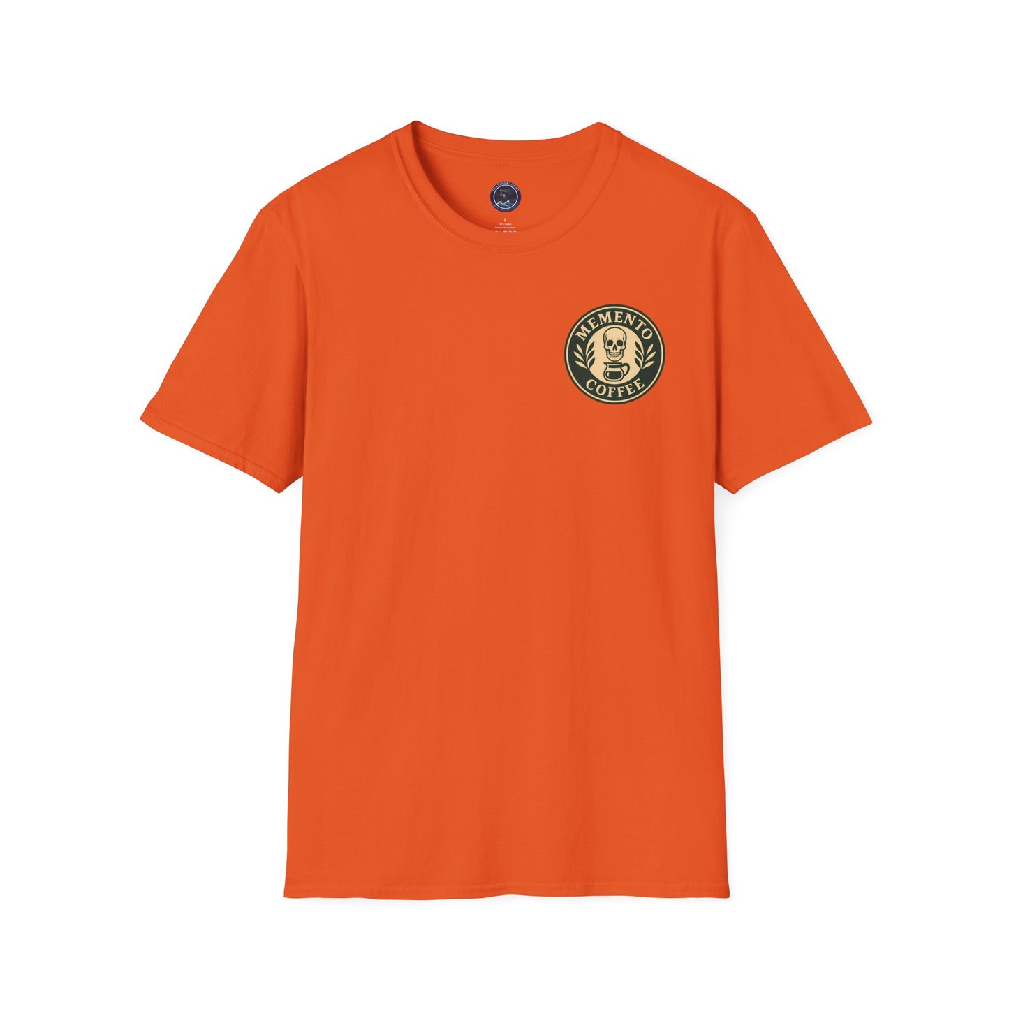Memento Coffee Softstyle T-Shirt - Acacia (Green/Tan)