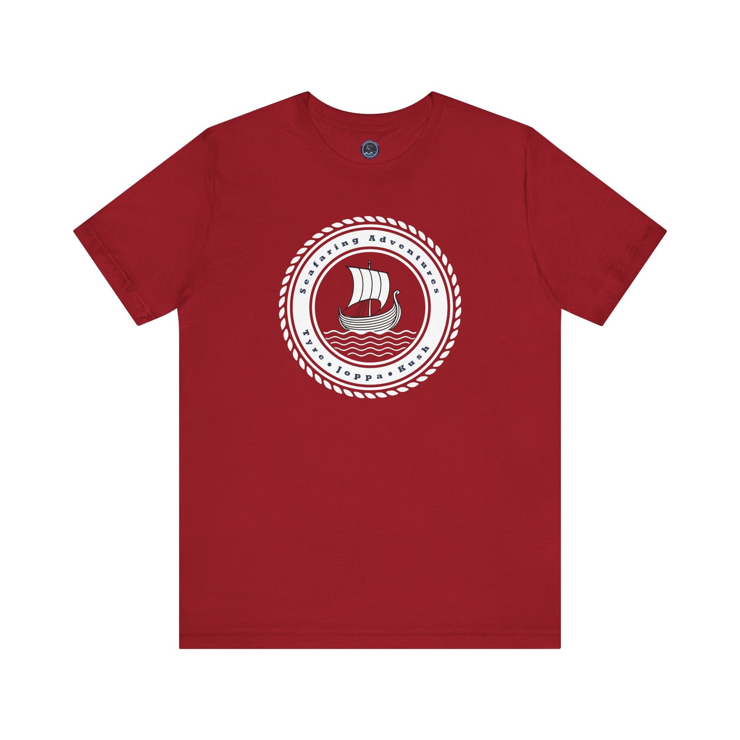 "Seafaring Adventures" From Tyre to Kush Short Sleeve T-Shirt - Front Print
