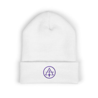 Cryptic Council Encircled Sword and Trowel -  Embroidered Classic Cuffed Beanie