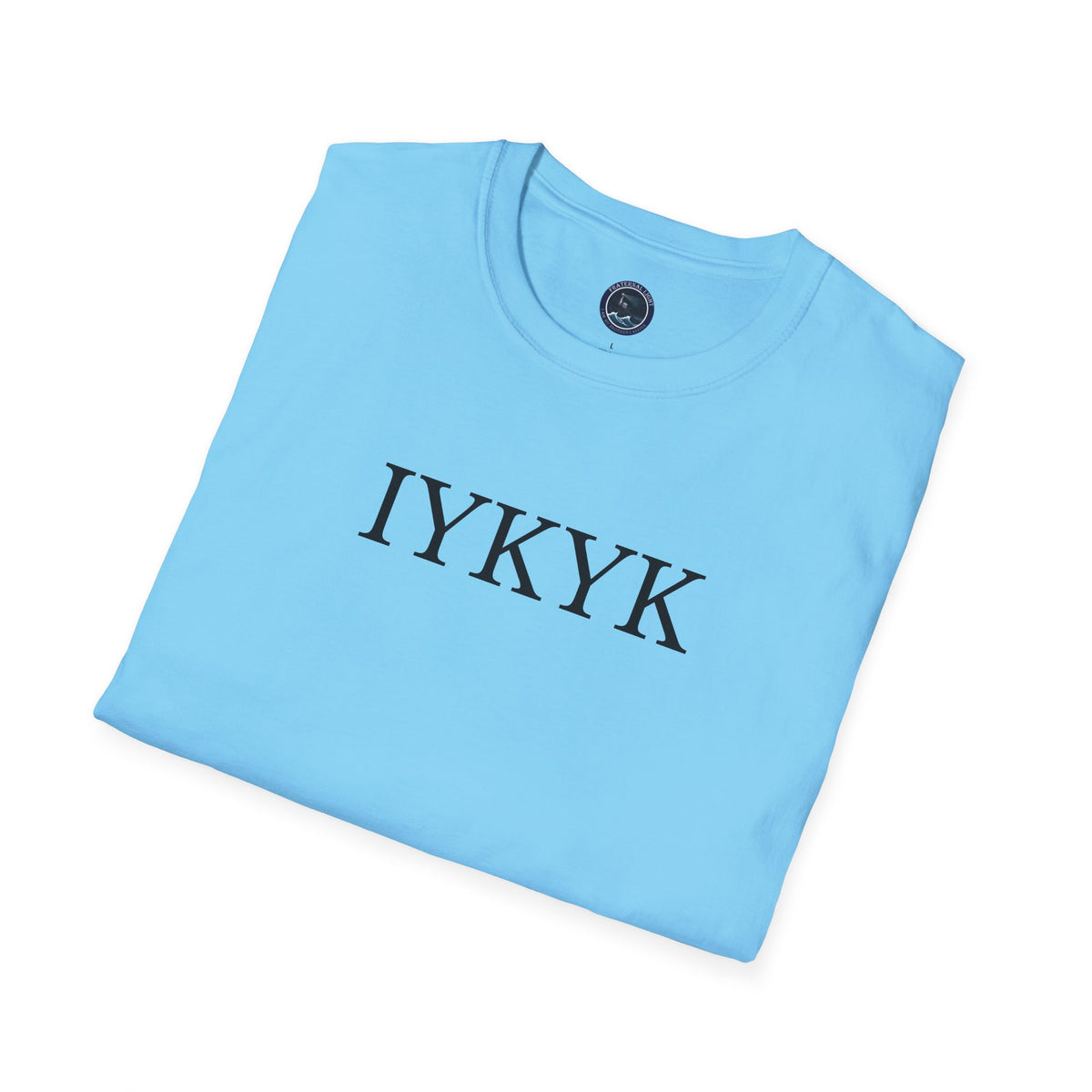 "IYKYK" Softstyle T-Shirt -  Black Letters
