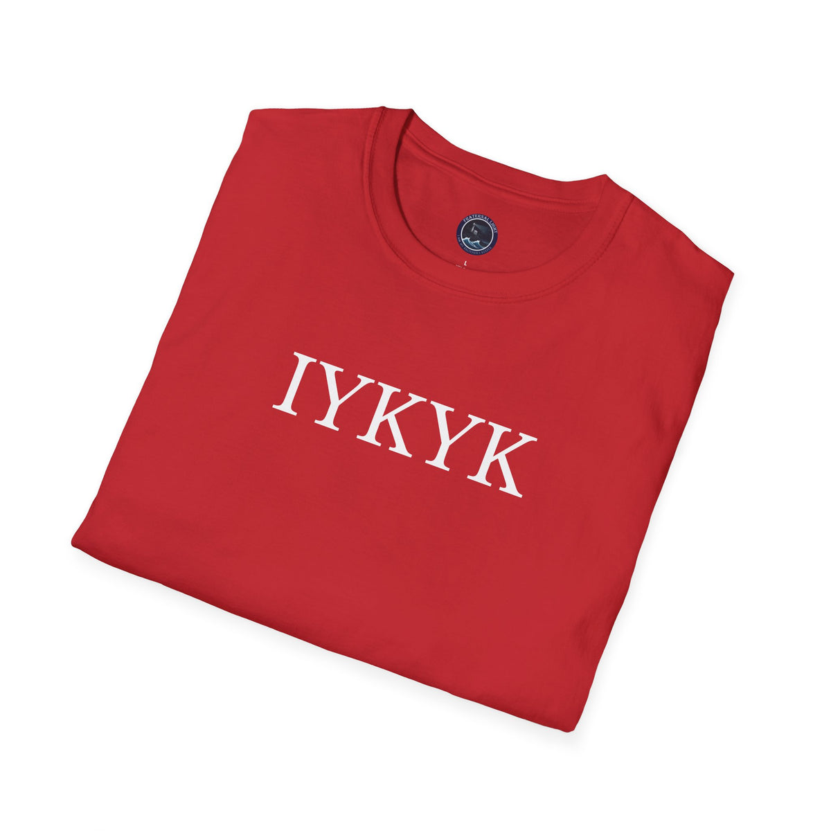 "IYKYK" Softstyle T-Shirt - White Letters