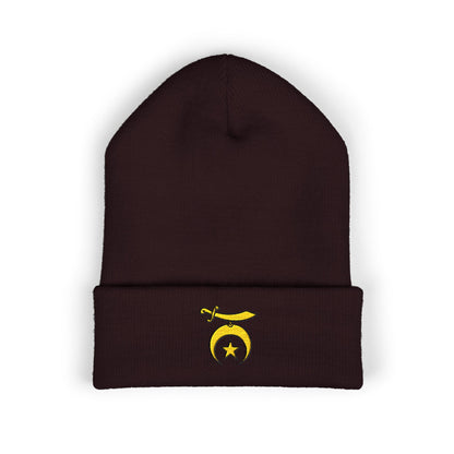Shriners Embroidered Classic Cuffed Beanie - Simplified Emblem