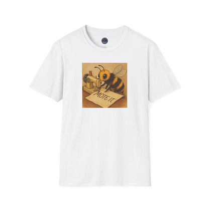 "Sew Mote It Bee" Softstyle T-Shirt - Vintage Illustration