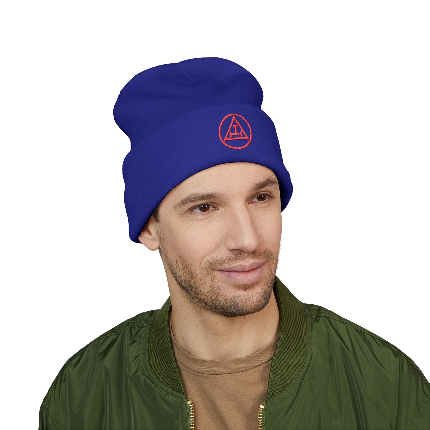 Royal Arch Triple Tau Embroidered Classic Cuffed Beanie
