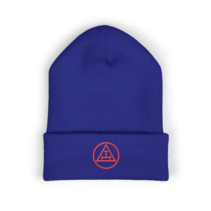 Royal Arch Triple Tau Embroidered Classic Cuffed Beanie