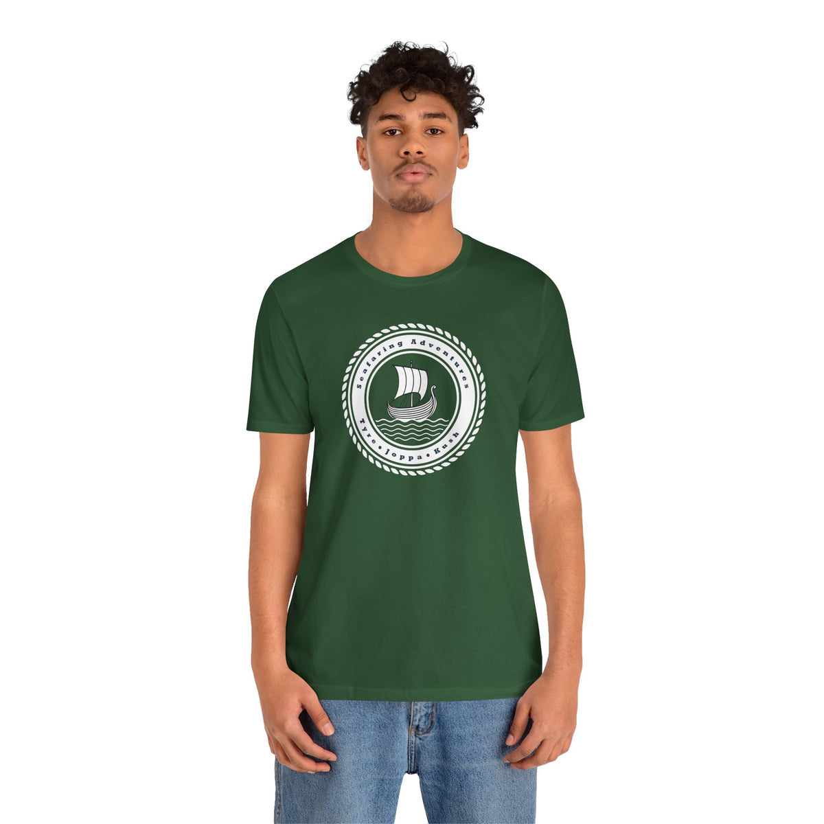 "Seafaring Adventures" Short Sleeve T-Shirt - From Tyre to Kush (Front Print)