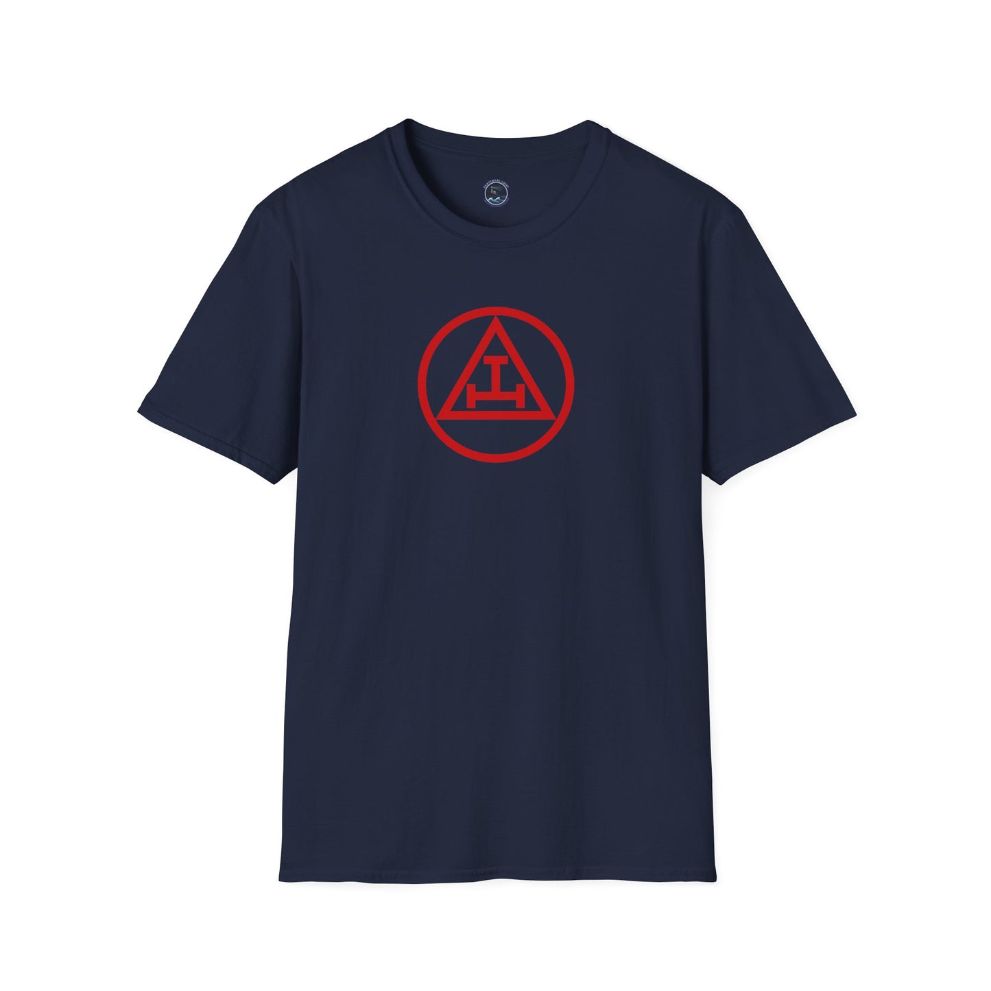 Royal Arch - Red Triple Tau in Circle Short Sleeve T-shirt