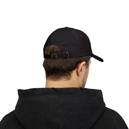 Past Master Embroidered Dad Cap – Compass & Quadrant (Red)