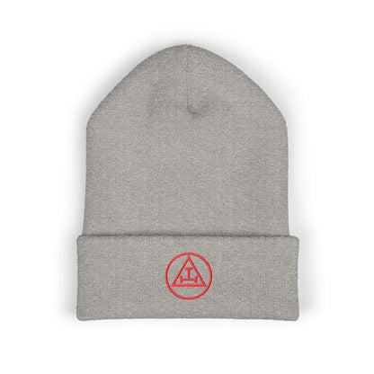 Royal Arch Triple Tau Embroidered Classic Cuffed Beanie