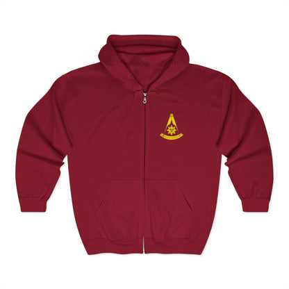 CA Past Master Embroidered Heavy Blend Full Zip Hooded Sweatshirt