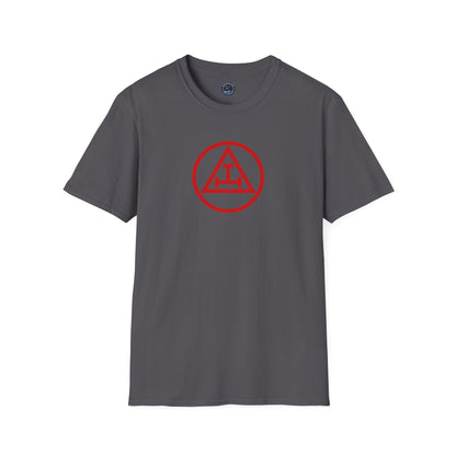 Royal Arch - Red Triple Tau in Circle Short Sleeve T-shirt
