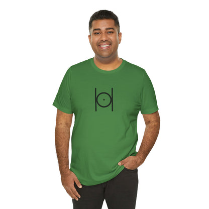 Point within a Circle T-Shirt - Classic (Green, Front Facing)