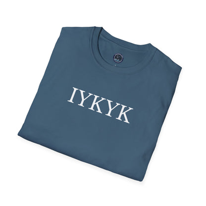 "IYKYK" Softstyle T-Shirt - White Letters