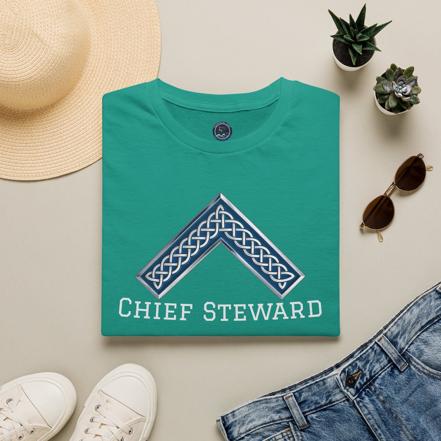 Worshipful Master "Chief Steward" Softstyle T-Shirt - Celtic Square