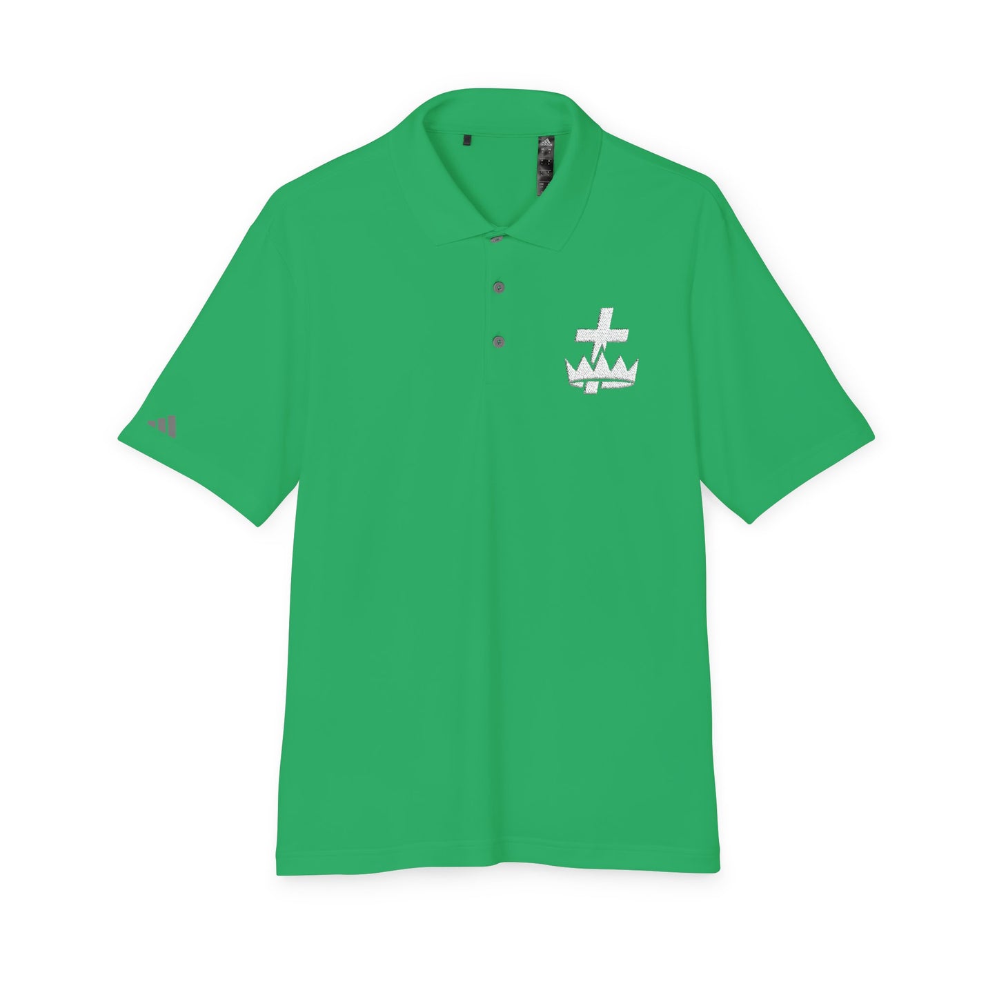 Knights Templar adidas Performance Polo - White Logo
