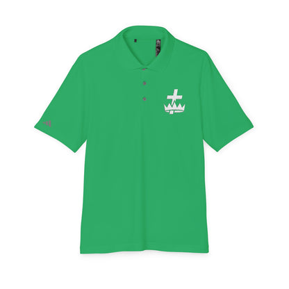 Knights Templar adidas Performance Polo - White Logo