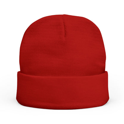 Royal Arch Embroidered Knit Beanie - Black and White Emblem