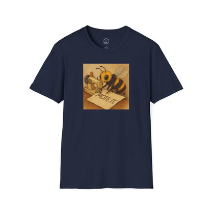 "Sew Mote It Bee" Softstyle T-Shirt - Vintage Illustration