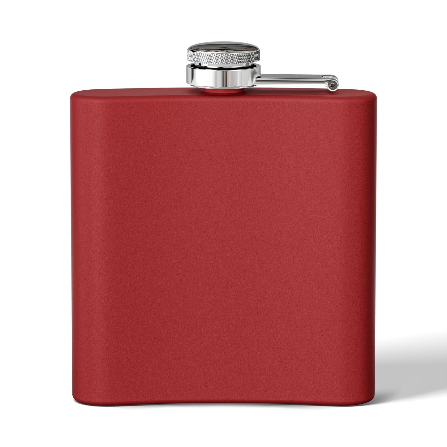 Shriner Stainless Steel Flask - Jeweled Gold Emblem