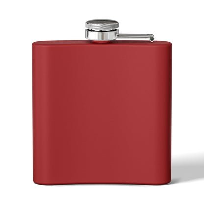 Shriner Stainless Steel Flask - Jeweled Gold Emblem