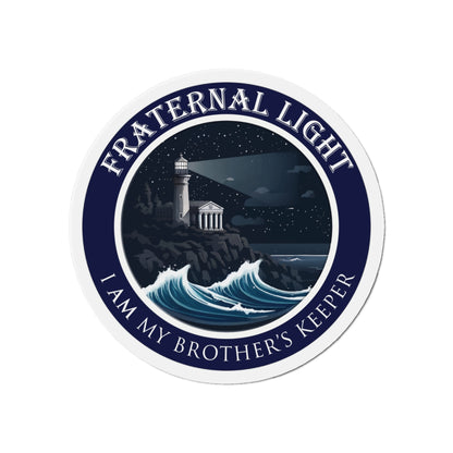 Fraternal Light Die-Cut Magnet
