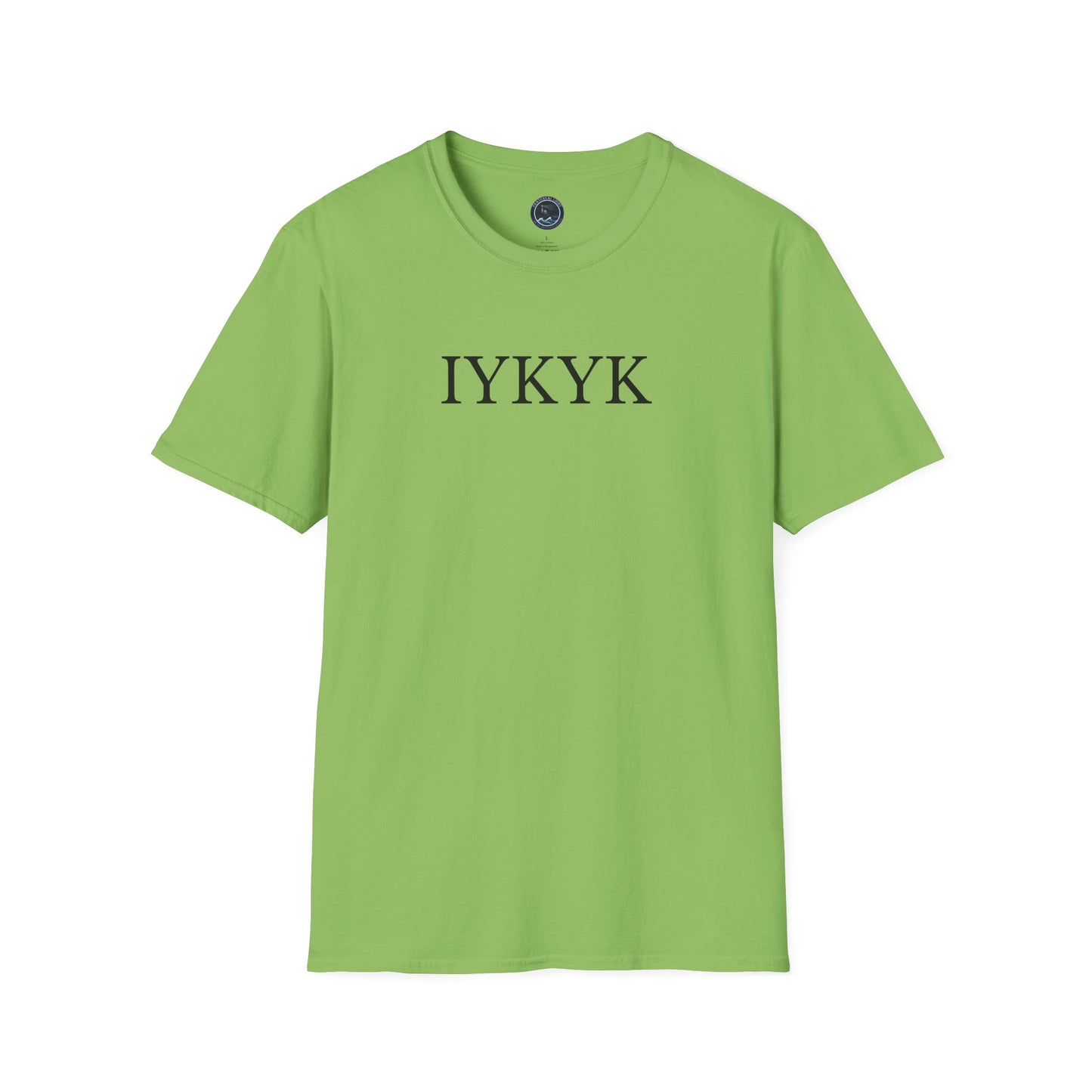 "IYKYK" Softstyle T-Shirt -  Black Letters