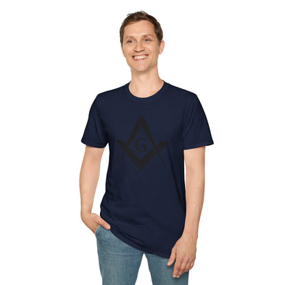 Square and Compass Softstyle T-Shirt - Classic (Stealth Series)