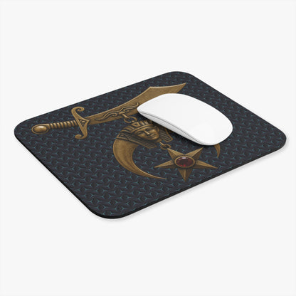 Shriners Mouse Pad (Rectangle) with Geometric Pattern