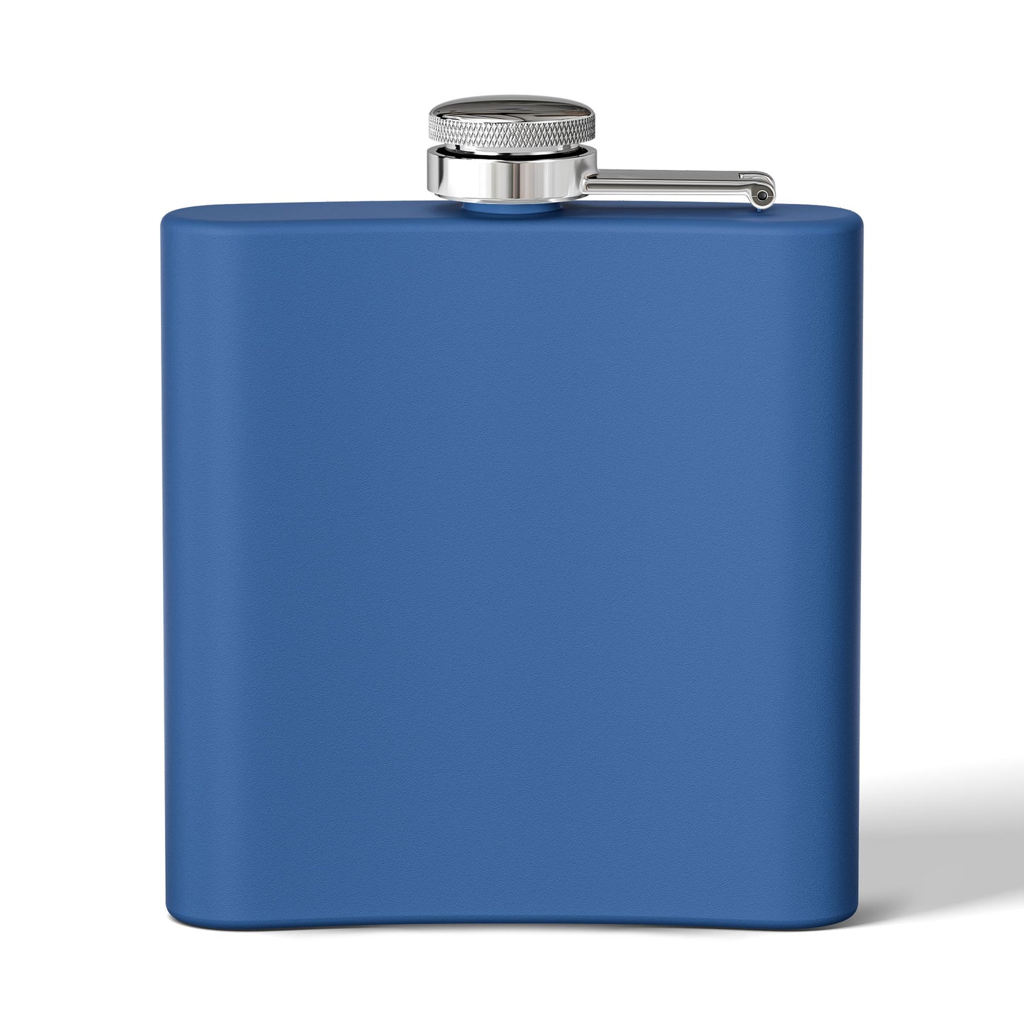 Shriner Stainless Steel Flask - Jeweled Gold Emblem
