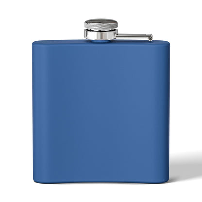 Shriner Stainless Steel Flask - Jeweled Gold Emblem