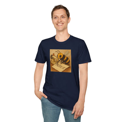 "Sew Mote It Bee" Softstyle T-Shirt - Vintage Illustration