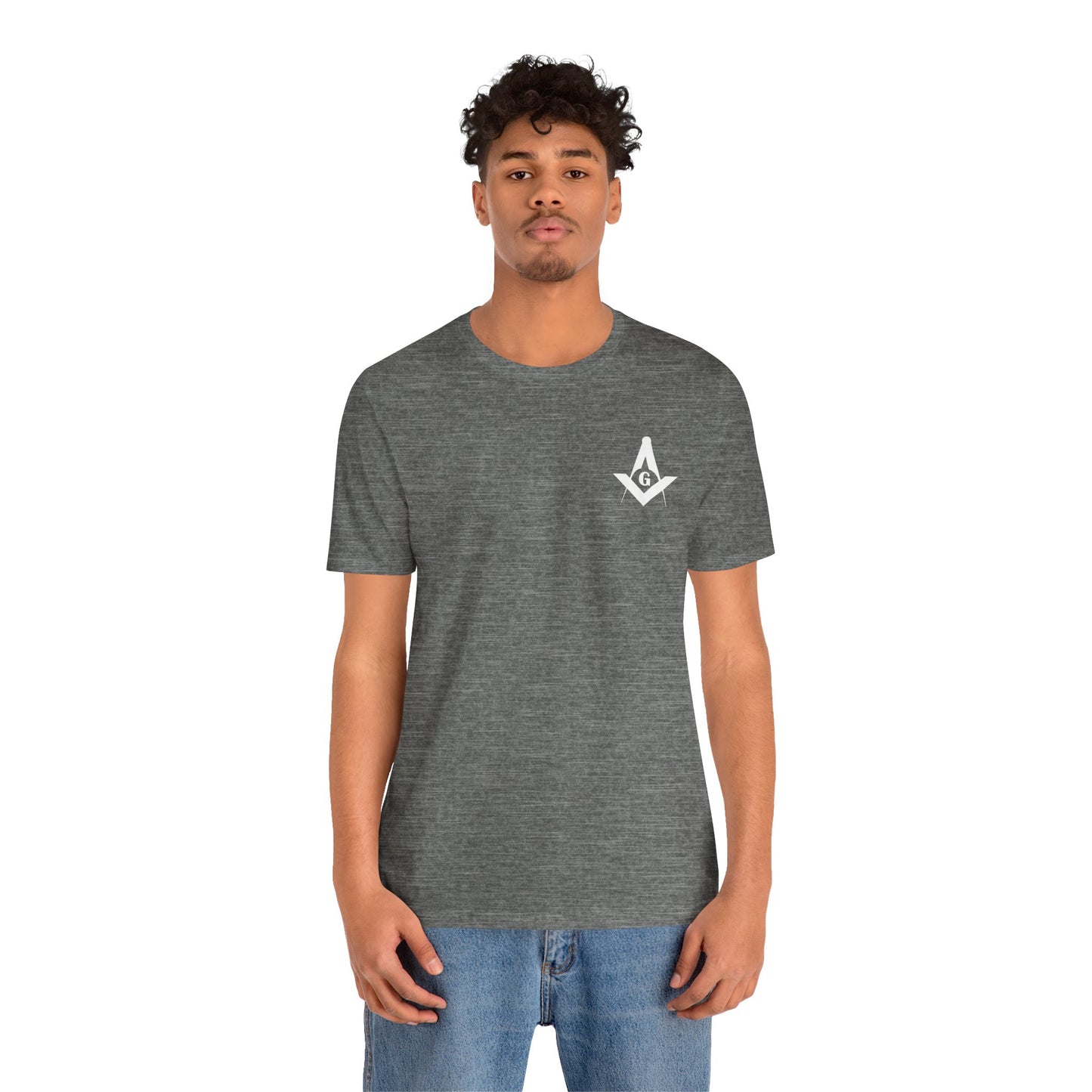 Channel Islands Lodge 214 short sleeve T-shirt in dark colors, made by Printify, featuring a comfortable fit and casual style.