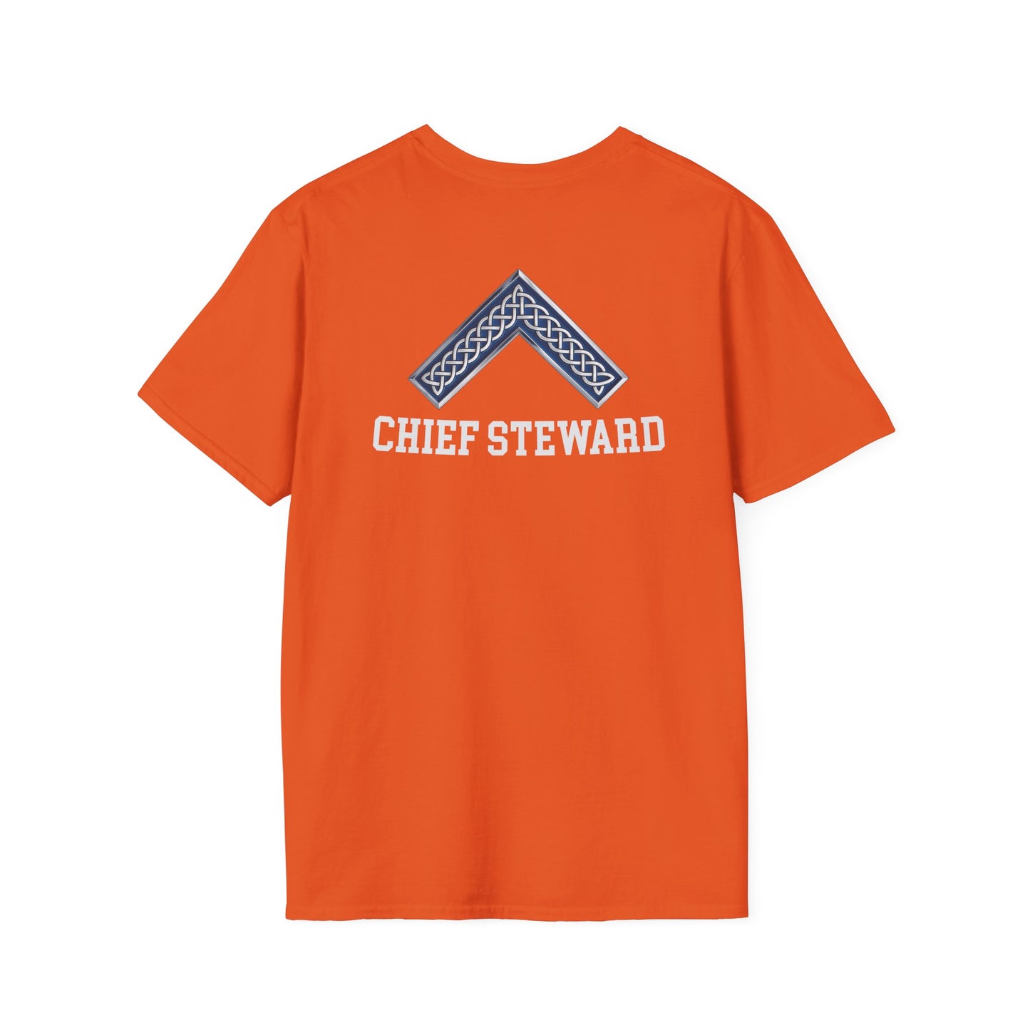 Worshipful Master "Chief Steward" Softstyle T-Shirt - Celtic Square (Two-Sided)