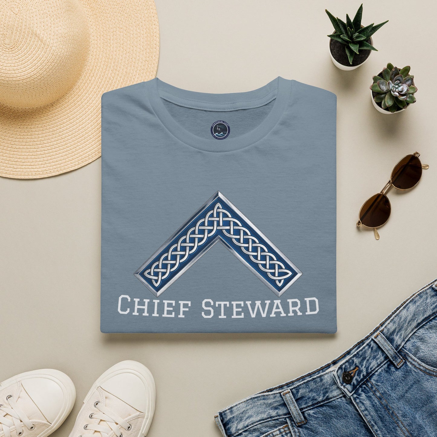 Worshipful Master "Chief Steward" Softstyle T-Shirt - Celtic Square