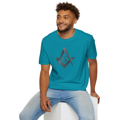 Blackstone Square and Compass Softstyle T-Shirt  - Classic (Front Print)