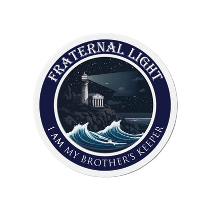 Fraternal Light Die-Cut Magnet