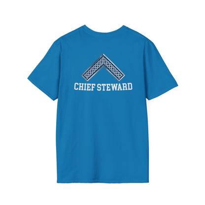 Worshipful Master "Chief Steward" Softstyle T-Shirt - Celtic Square (Two-Sided)