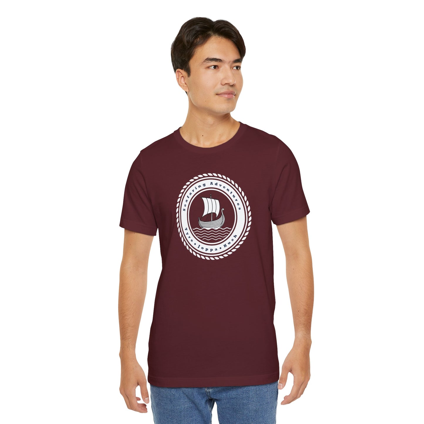 "Seafaring Adventures" Short Sleeve T-Shirt - From Tyre to Kush (Front Print)