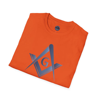 Bluestone Square and Compass Softstyle T-Shirt  - Classic (Front Print)