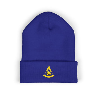 Past Master Embroidered Classic Cuffed Beanie - Plain Sun