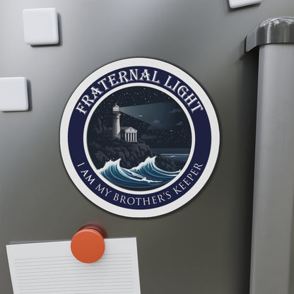Fraternal Light Die-Cut Magnet