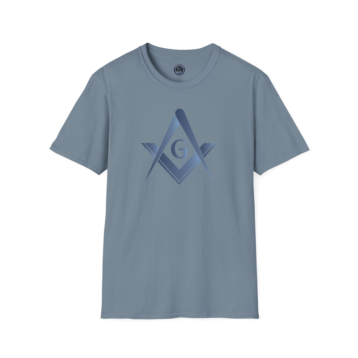 Bluestone Square and Compass Softstyle T-Shirt  - Classic (Front Print)