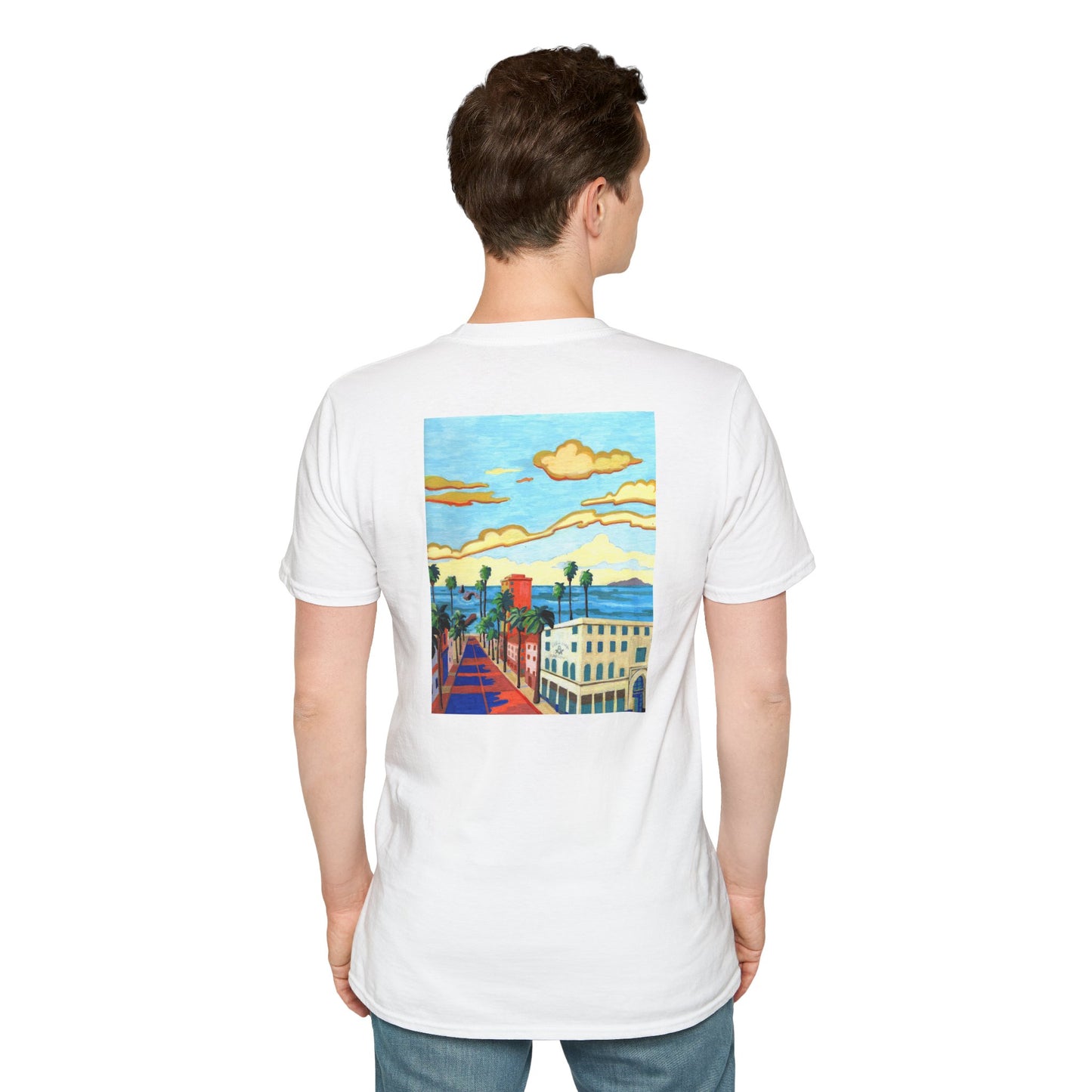 Channel Islands Lodge Softstyle T-Shirt - Custom Art