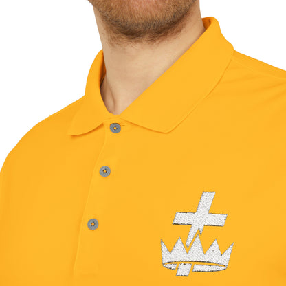 Knights Templar adidas Performance Polo - White Logo