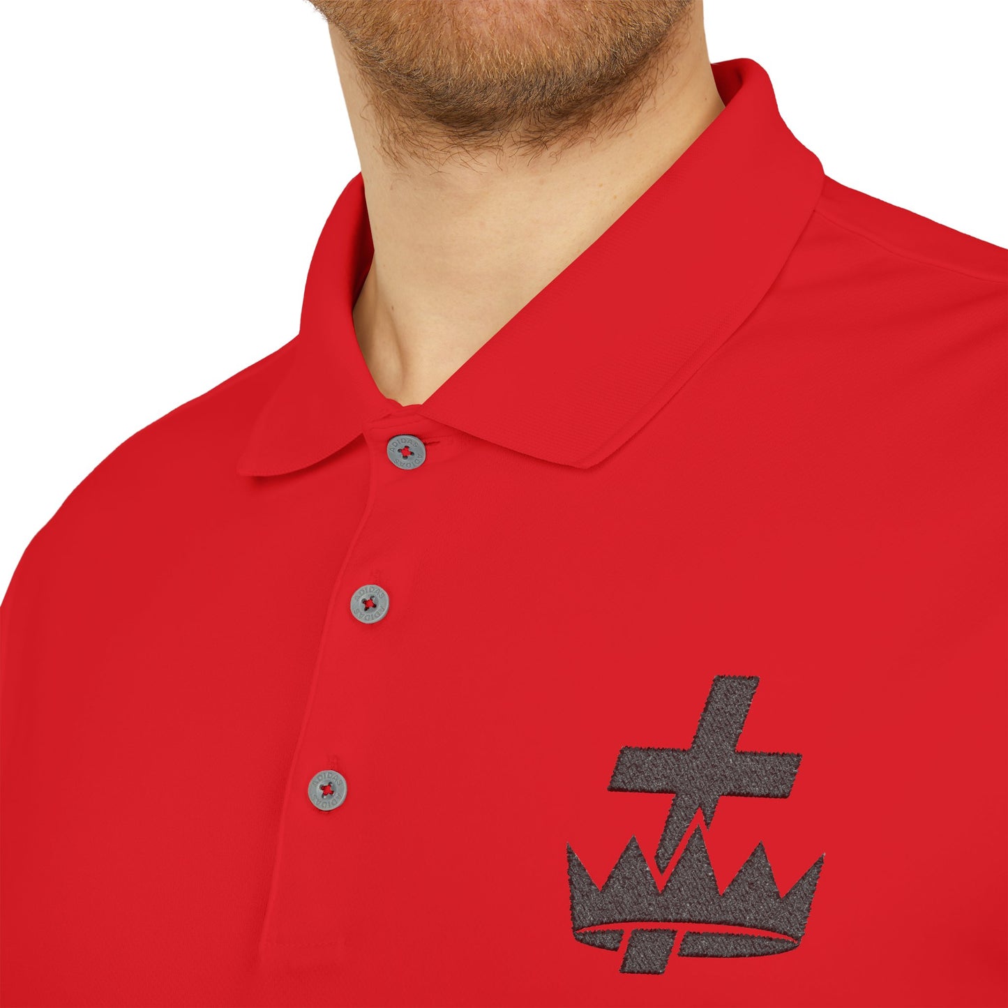 Knights Templar adidas Performance Polo - Black Logo