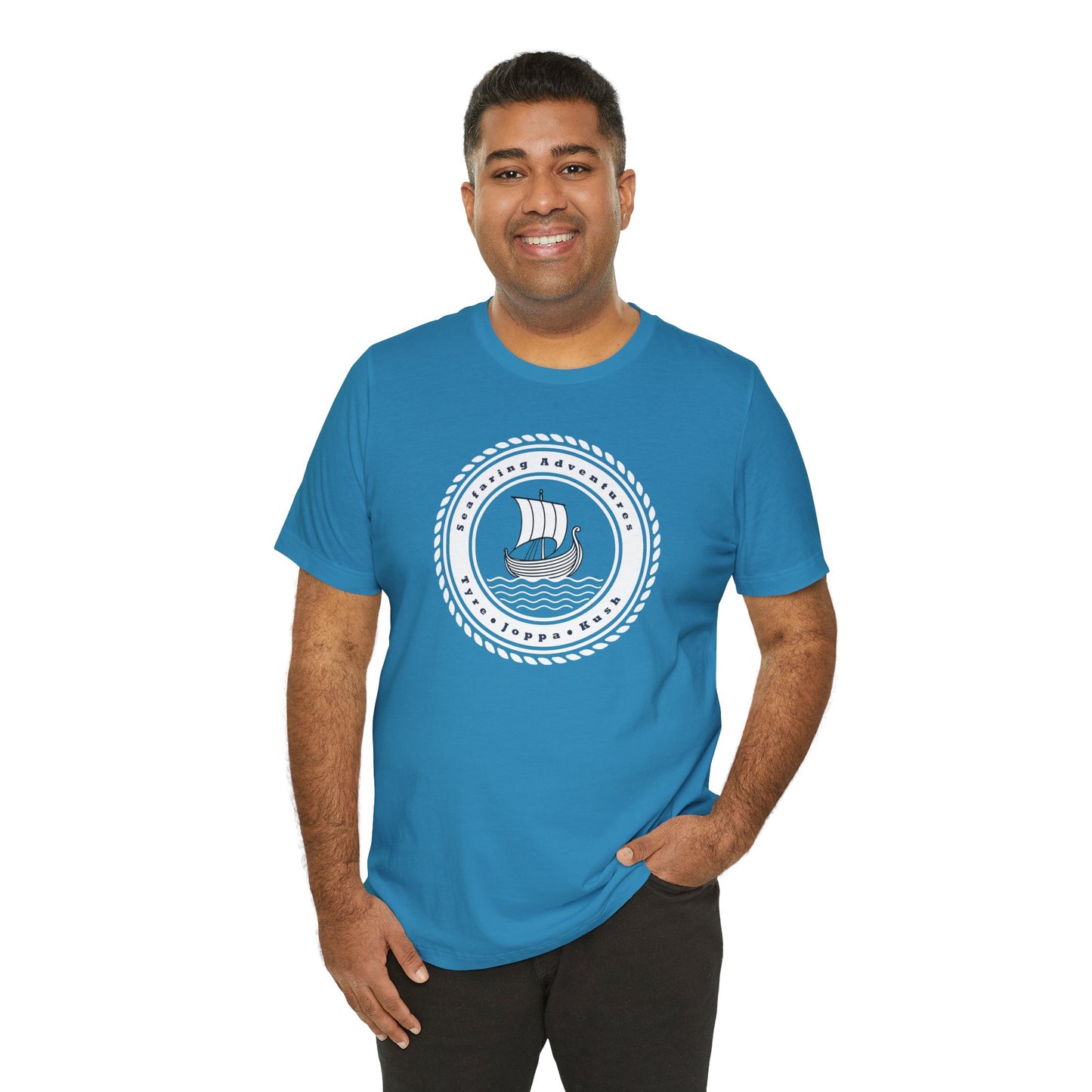 "Seafaring Adventures" From Tyre to Kush Short Sleeve T-Shirt - Front Print