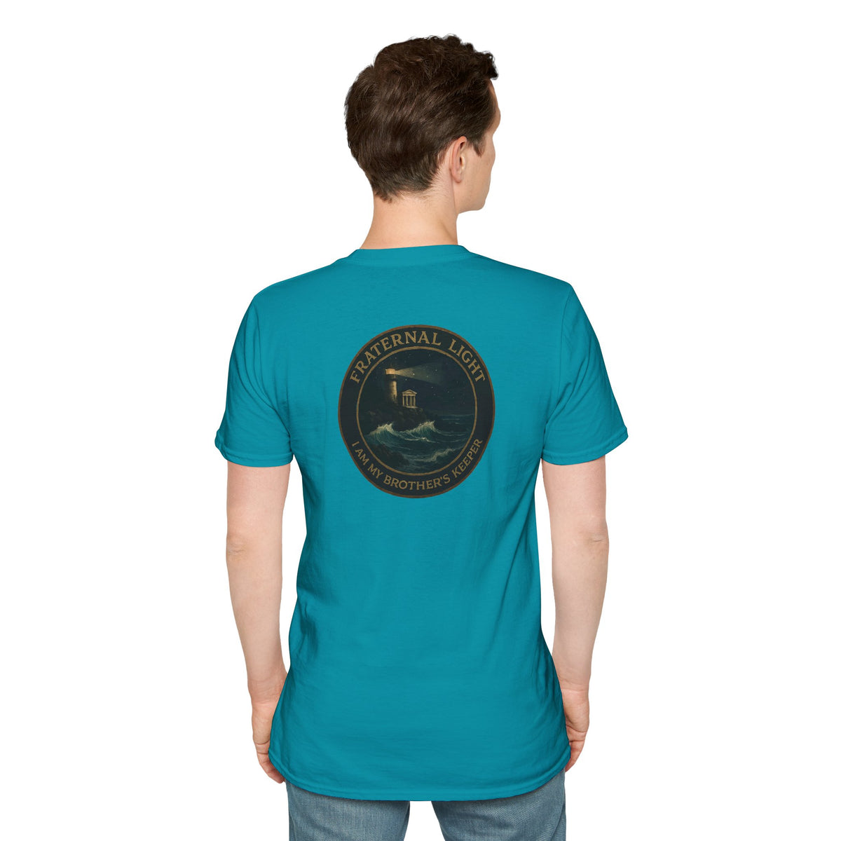 Fraternal Light Softstyle T-Shirt - Vintage Art
