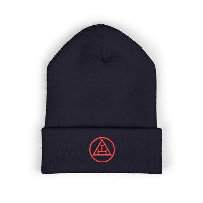 Royal Arch Triple Tau Embroidered Classic Cuffed Beanie